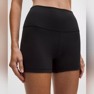 Lululemon Athletica Black Bike Shorts Size 2 With 4" Inseam